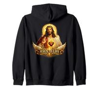 Jésus est la Vie - Jésus chrétien Sweat à Capuche