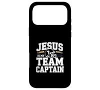 Jésus est Le Capitaine de Mon équipe de Football Coque pour iPhone 17 Pro Max