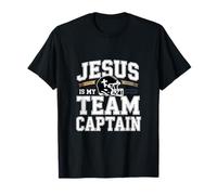 Jésus est Le Capitaine de Mon équipe de Football T-Shirt