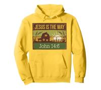 Jésus Est Le Chemin John 14:6 Rustic Style Sweat à Capuche