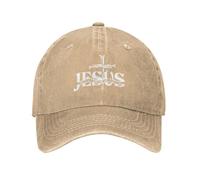 Jésus Est Le Chemin, La Vérité Et La Vie Homme Femme Trucker Cap Coton Chapeaux Pare-Soleil Lègére Chapeau De Cowboy pour Sport Hip Pop Golf
