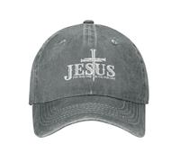 Jésus Est Le Chemin, La Vérité Et La Vie Religieuse Femme Homme Chapeaux Pare-Soleil Coton Casquette Trucker Respirant Trucker Cap pour Golf Hip Pop Sport
