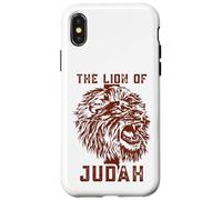 Jésus est Le Lion de Juda de la Genèse à l'Apocalypse Coque pour iPhone X/XS