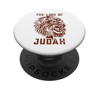 Jésus est Le Lion de Juda de la Genèse à l'Apocalypse PopSockets PopGrip Adhésif