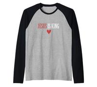 Jésus est Le Roi des Rois, Seigneur des Seigneurs, Apocalypse 19, 16 Manche Raglan