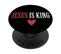 Jésus est Le Roi des Rois, Seigneur des Seigneurs, Apocalypse 19, 16 PopSockets PopGrip Adhésif