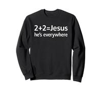Jésus est l'équation drôle chrétien Sweatshirt