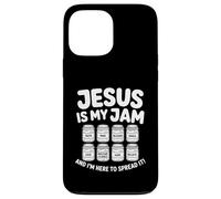 Jésus est ma Confiture et Je suis Ici pour Diffuser la Bible chrétienne Coque pour iPhone 13 Pro Max