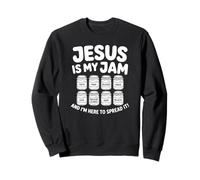 Jésus est ma Confiture et Je suis Ici pour Diffuser la Bible chrétienne Sweatshirt