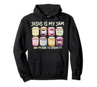 Jésus est ma Confiture et Je suis Ici pour Diffuser Un Verset de la Bible chrétienne Sweat à Capuche