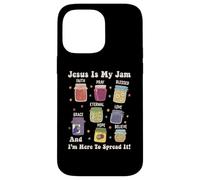 Jésus est ma Confiture et Je suis là pour la Diffuser Bible chrétienne Coque pour iPhone 14 Pro Max