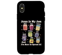 Jésus est ma Confiture et Je suis là pour la Diffuser Bible chrétienne Coque pour iPhone X/XS