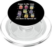 Jésus est ma Confiture et Je suis là pour la Diffuser Bible chrétienne PopSockets PopGrip pour MagSafe