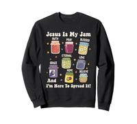 Jésus est ma Confiture et Je suis là pour la Diffuser Bible chrétienne Sweatshirt