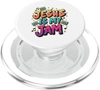Jésus est ma Confiture et Je suis là pour la Diffuser en Tant Que chrétien PopSockets PopGrip pour MagSafe