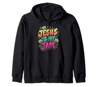 Jésus est ma Confiture et Je suis là pour la Diffuser en Tant Que chrétien Sweat à Capuche