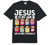 Jésus est ma Confiture et Je suis là pour Le Diffuser avec Un Jeu de Mots Amusant Comfort Colors Adult Heavyweight T-Shirt