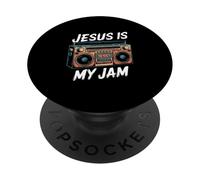 Jésus est ma Confiture - Foi chrétienne et Choisissez Jésus PopSockets PopGrip Adhésif