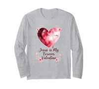 Jésus est ma Foi chrétienne pour Toujours, Mon cœur d'amour Manche Longue