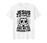 Jésus est Mon copilote et Nous naviguons pour Les Chats T-Shirt