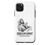 Jésus est Mon copilote Une Conduite chrétienne Amusante Coque pour iPhone 11 Pro Max