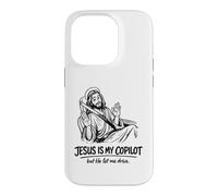 Jésus est Mon copilote Une Conduite chrétienne Amusante Coque pour iPhone 14 Pro