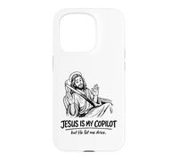 Jésus est Mon copilote Une Conduite chrétienne Amusante Coque pour iPhone 15 Pro