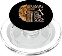 Jésus est Mon Dieu, Lion de Juda, Foi chrétienne israélite PopSockets PopGrip pour MagSafe