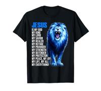 Jésus est Mon Dieu Lion de Juda, Foi chrétienne, Verset de la Bible T-Shirt