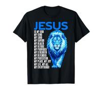 Jésus est Mon Dieu Lion de Juda, Foi chrétienne, Verset de la Bible T-Shirt