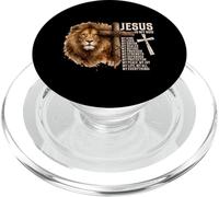 Jésus est Mon Dieu, Lion de Juda, Verset biblique chrétien, Religion PopSockets PopGrip pour MagSafe