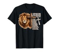 Jésus est Mon Dieu, Lion de Juda, Verset biblique chrétien, Religion T-Shirt