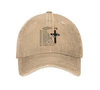 Jésus Est Mon Dieu, Mon Roi, Mon Seigneur Jésus Christianisme Noir Homme Femme Casquette Trucker Respirant Chapeaux Pare-Soleil Coton Trucker Cap pour Camping Sport Hip Pop