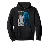 Jésus est mon Dieu, mon Roi, Mon Seigneur, Mon Sauveur, Mon Refuge Sweat à Capuche