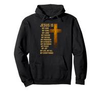 Jésus est mon Dieu, mon Roi, Mon Seigneur, Mon Sauveur, Mon Refuge Sweat à Capuche