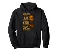 Jésus est mon Dieu, mon Roi, Mon Seigneur, Mon Sauveur, Mon Refuge Sweat à Capuche