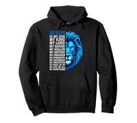 Jésus est Mon Dieu, Mon Roi, Mon Tout, Lion, chrétien Sweat à Capuche