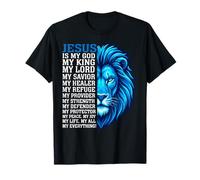 Jésus est Mon Dieu, Mon Roi, Mon Tout, Lion, chrétien T-Shirt