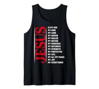 Jésus est Mon Dieu Roi Tout ce Qui est Croyance chrétienne Foi Débardeur