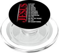 Jésus est Mon Dieu Roi Tout ce Qui est Croyance chrétienne Foi PopSockets PopGrip pour MagSafe