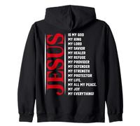 Jésus est Mon Dieu Roi Tout ce Qui est Croyance chrétienne Foi Sweat à Capuche