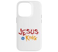 Jésus est Mon Roi - Bible Histoire Vraie Jésus Heureux Coque pour iPhone 14 Pro