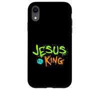Jésus est Mon Roi - Bible Histoire Vraie Jésus Heureux Coque pour iPhone XR