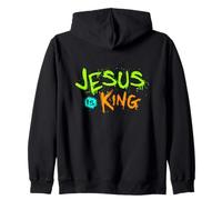 Jésus est Mon Roi - Bible Histoire Vraie Jésus Heureux Sweat à Capuche
