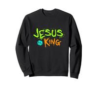 Jésus est Mon Roi - Bible Histoire Vraie Jésus Heureux Sweatshirt