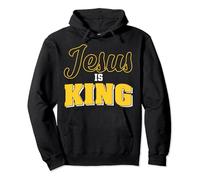 Jésus est mon roi, enfants chrétiens, mignon, puissant, amour, dieu Sweat à Capuche