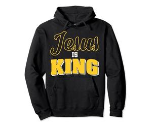 Jésus est mon roi, enfants chrétiens, mignon, puissant, amour, dieu Sweat à Capuche