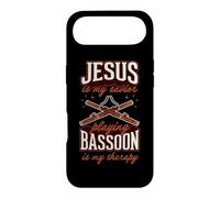 Jésus est Mon Sauveur : Jouer du basson est ma thérapie Coque pour iPhone Air