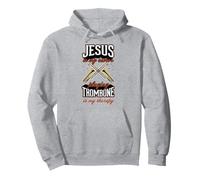 Jésus est Mon Sauveur : Jouer du Trombone est ma thérapie Sweat à Capuche