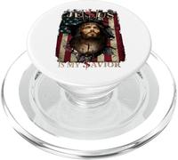 Jésus est Mon Sauveur PopSockets PopGrip pour MagSafe